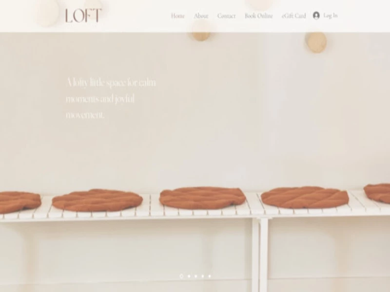 Loft Meditation Yoga Website Design Analysis