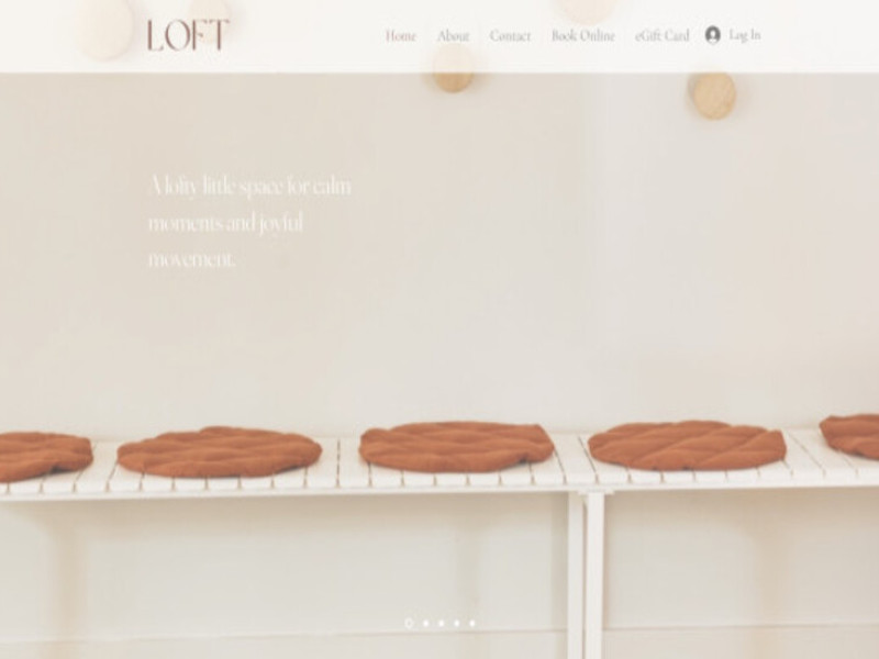 Loft Meditation Yoga Website Design Analysis