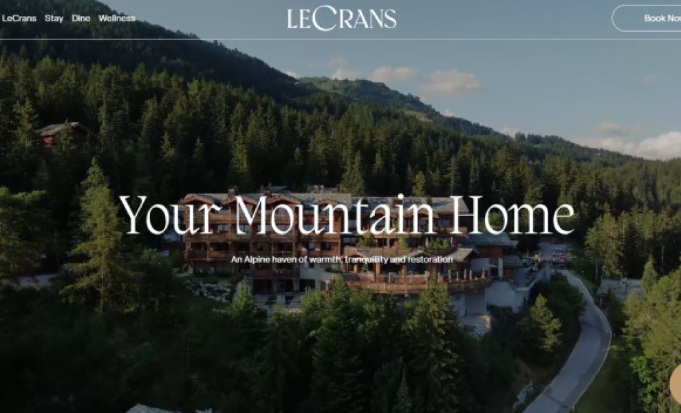 LeCrans Hotel & Spa Website Design