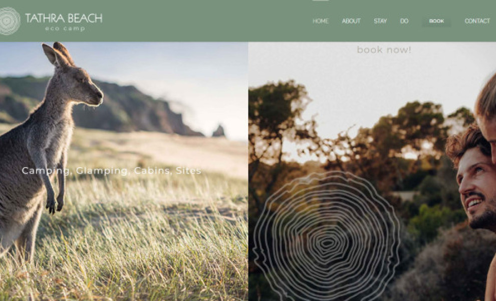 Tathra Beach Eco Camp Website Design