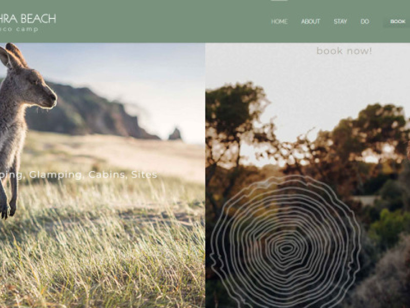 Tathra Beach Eco Camp Website Design