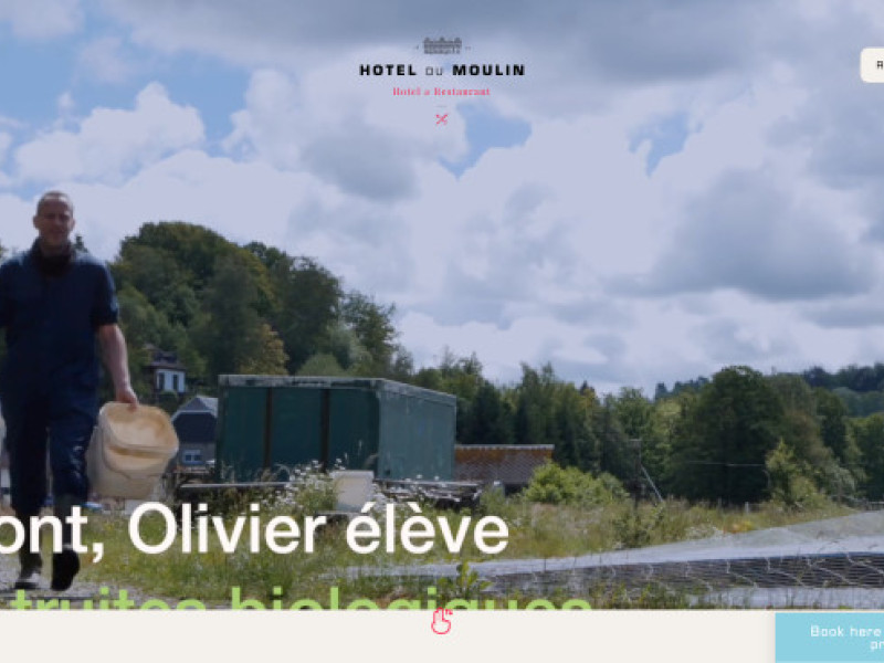 Hotel du Moulin Website Design