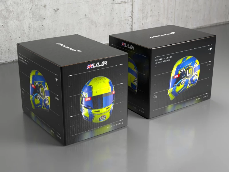 McLaren Half Scale Helmet Packaging Design