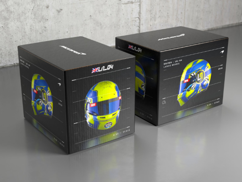 McLaren Half Scale Helmet Packaging Design
