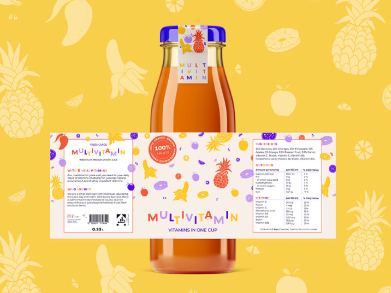 Multivitamin Packaging Design
