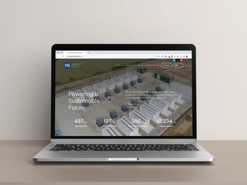 Harmony Energy Web Design