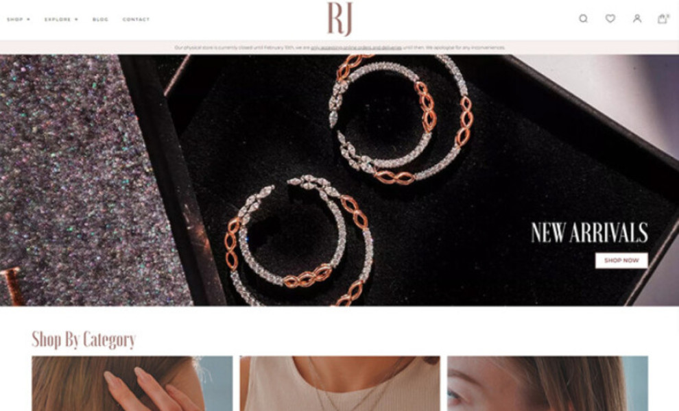 R-Jewellery Website Design Analysis