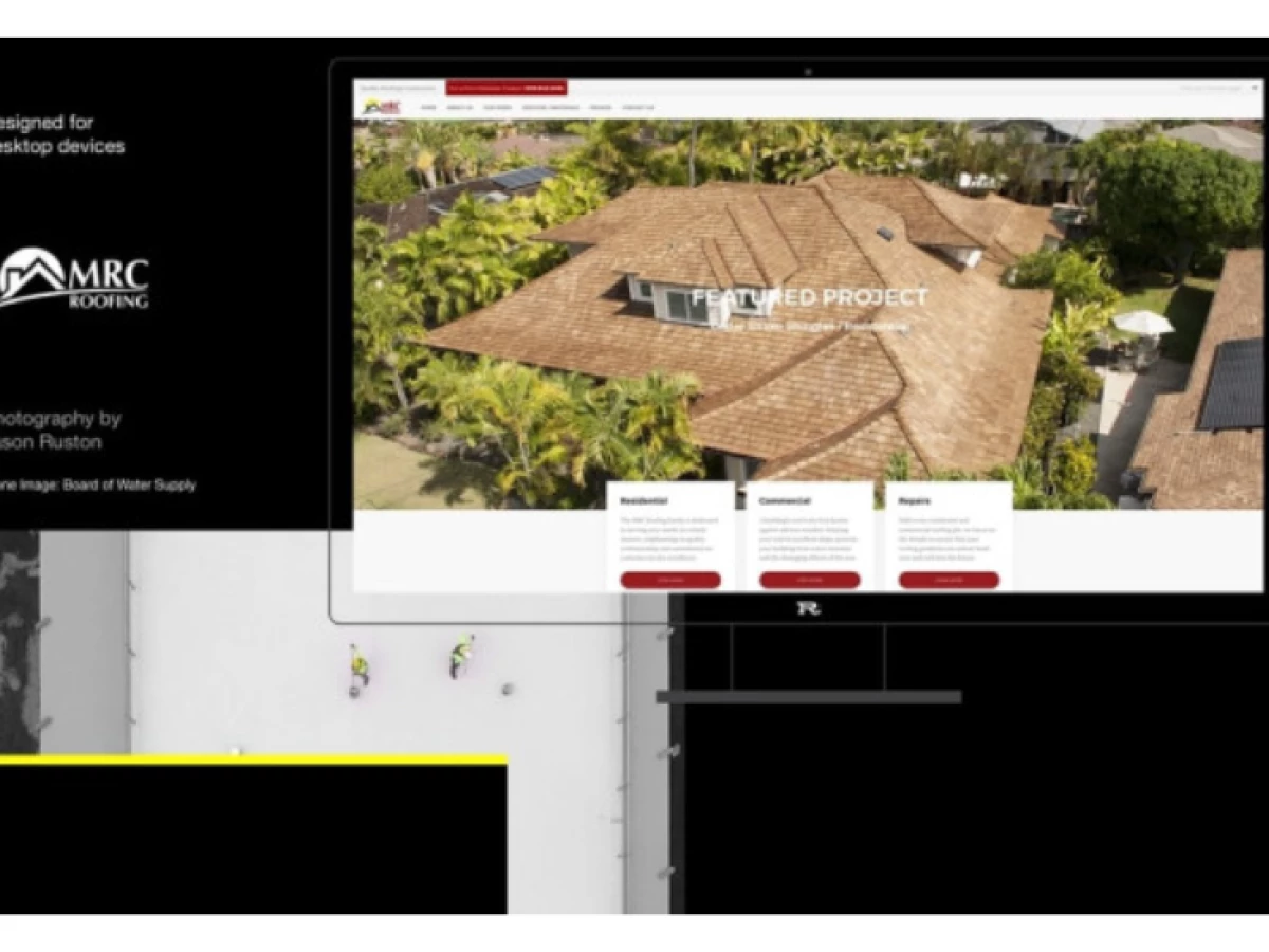 MRC Roofing Hawaii Website Design
