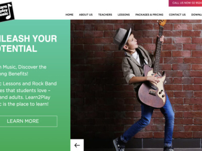 Learn2Play Music Website Design Analysis