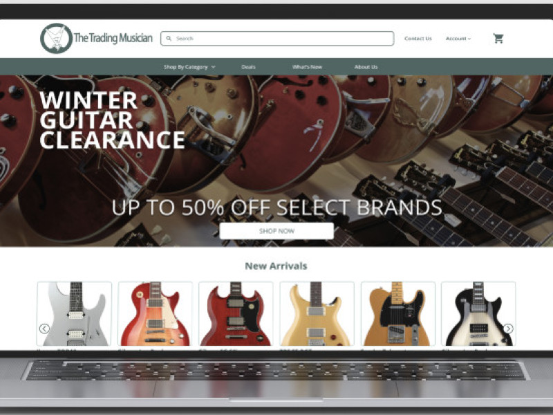 The Trading Musician Website Design Analysis