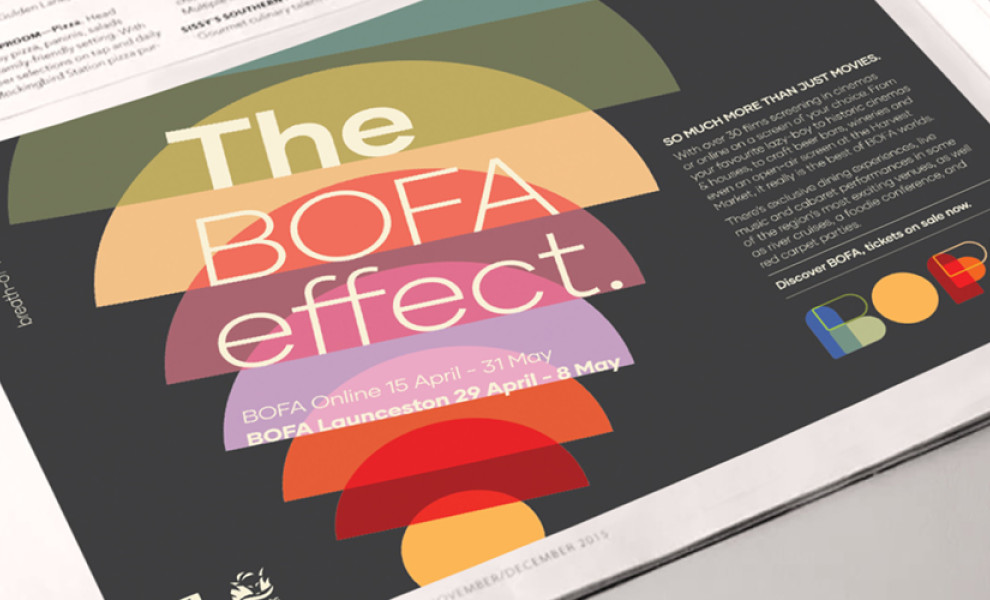 BOFA – Breath of Fresh Air Film Festival Print Design