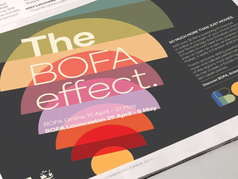 BOFA – Breath of Fresh Air Film Festival Print Design