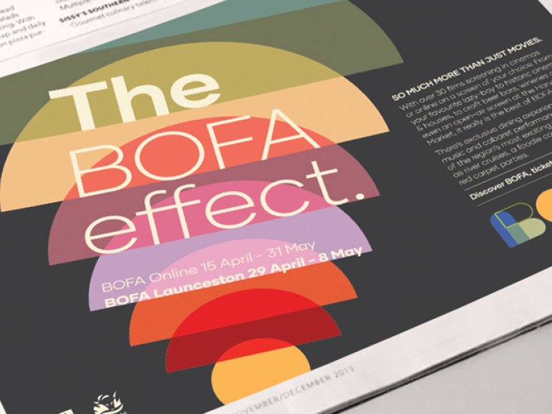 BOFA – Breath of Fresh Air Film Festival Print Design