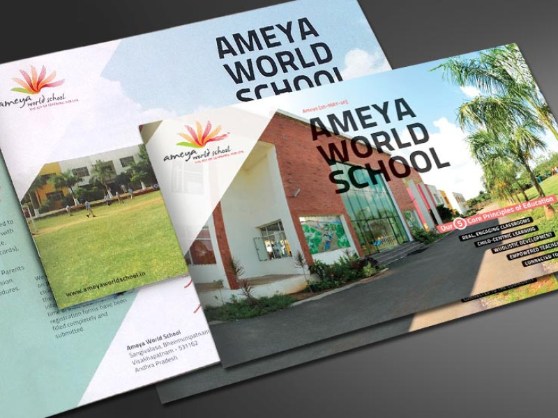 Ameya World School Print Design