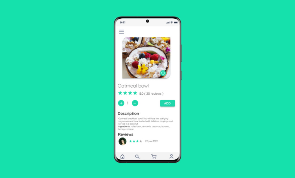 Green Crunch App Design