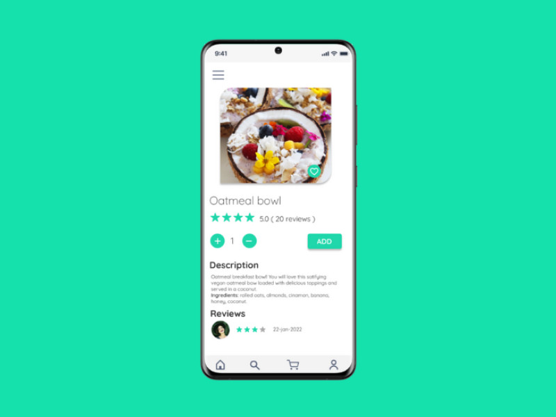 Green Crunch App Design