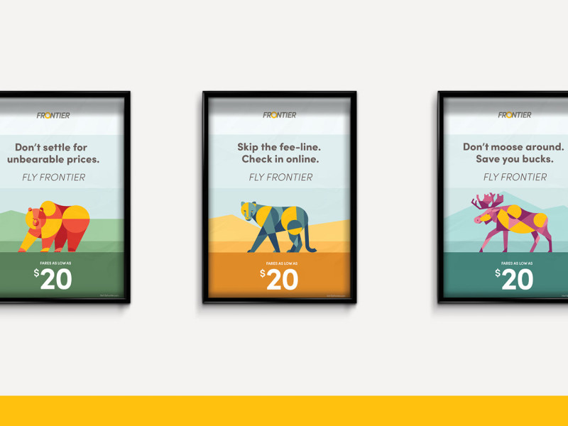 Frontier Airlines Print Design