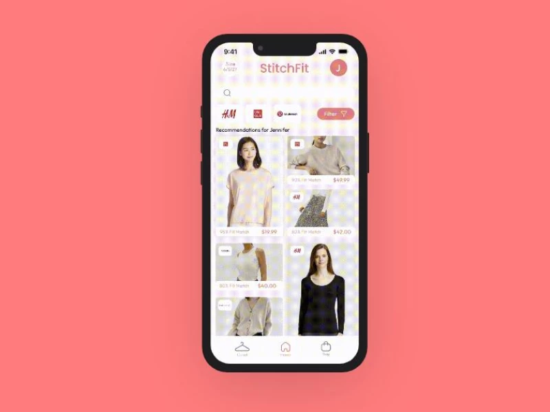 StitchFit App Design