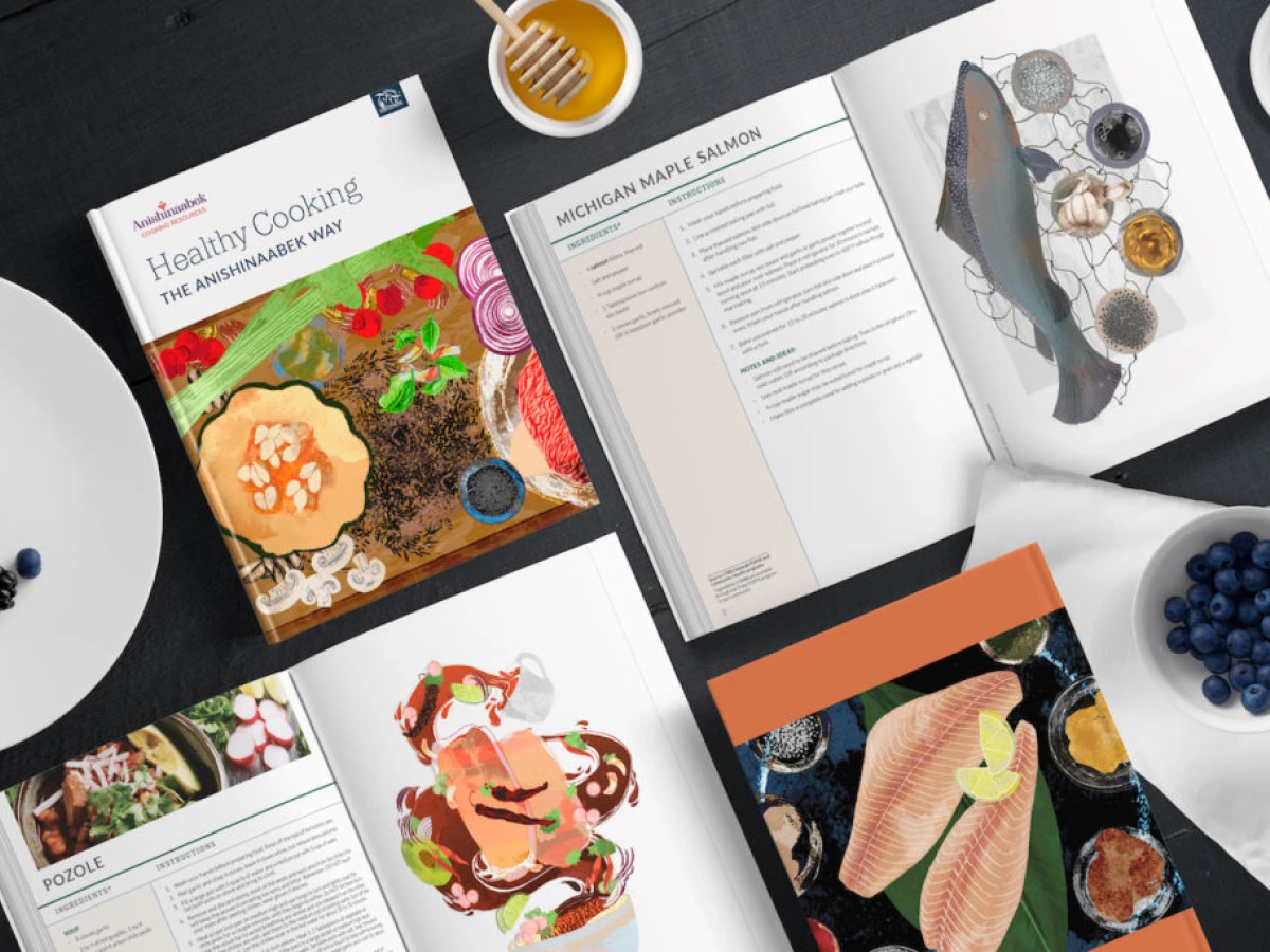 Anishinaabek Cooking Resources Print Design
