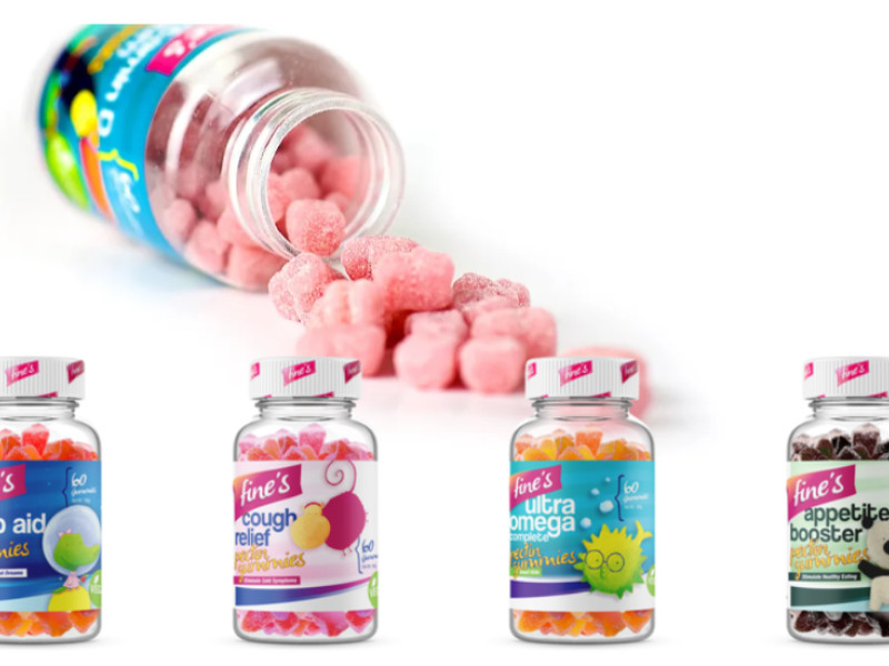 Fine's Gummies Packaging Design