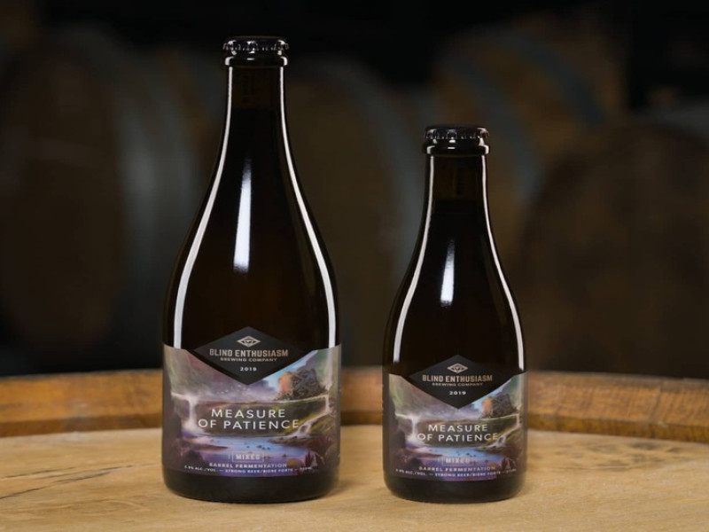 Blind Enthusiasm Brewing Company Packaging Design
