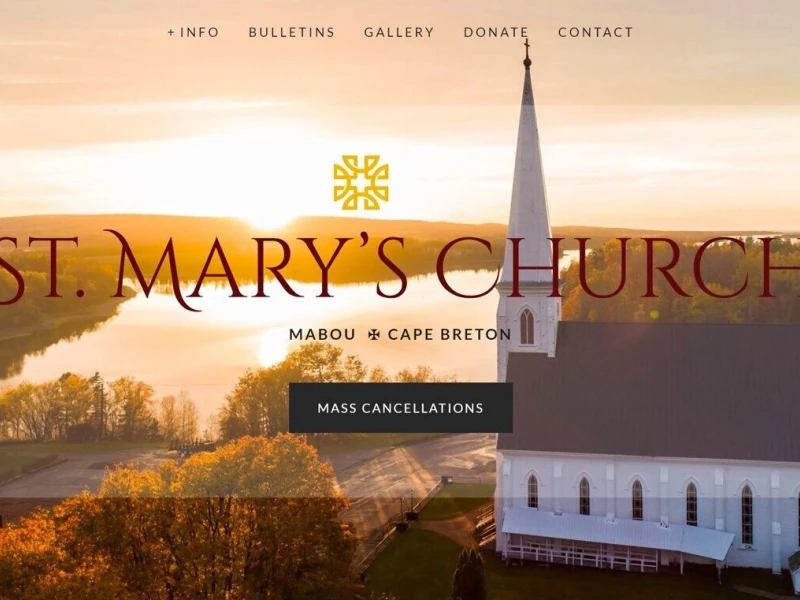 St. Marys Church Web Design