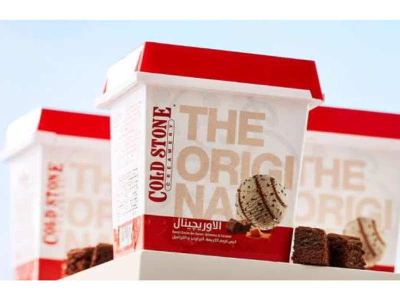 Cold Stone Creamery Egypt Packaging Design