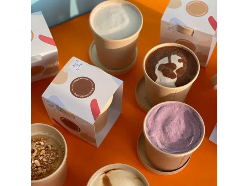 Mamó ice cream Packaging Design