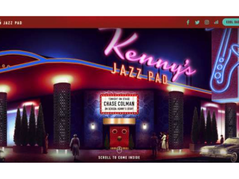 Kenny's Jazz Pad Website Design