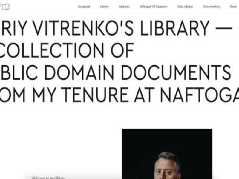 Yuriy Vitrenko's Library Website Design Analysis