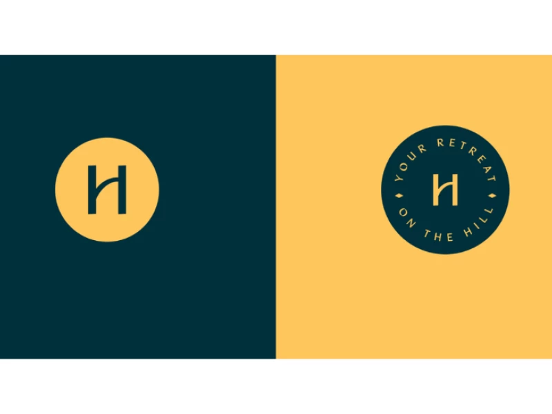 Hillside Retreat Logo Design