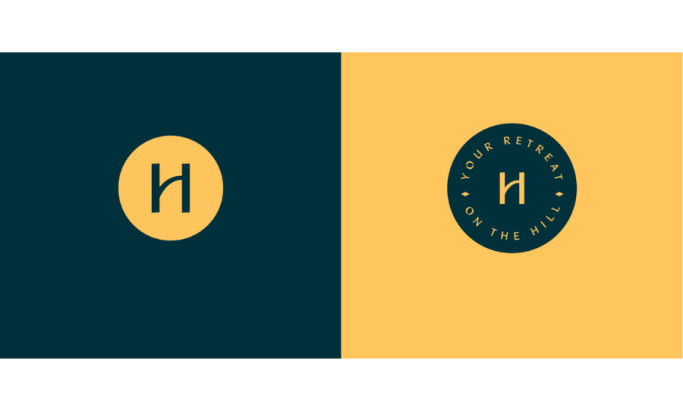 Hillside Retreat Logo Design