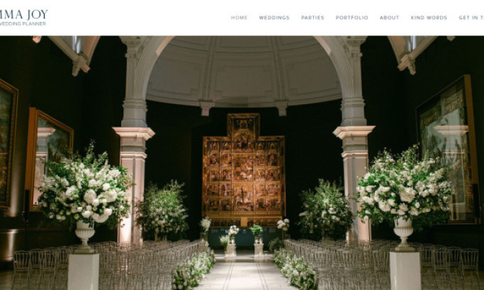 Emma Joy - The Wedding Planner Web Design Analysis