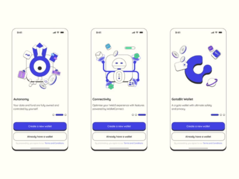 Crypto Wallet App Design