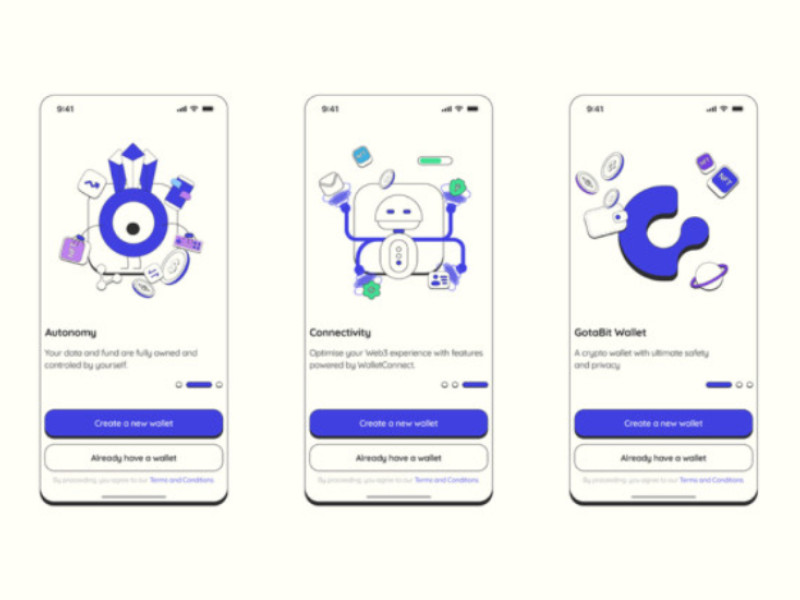 Crypto Wallet App Design