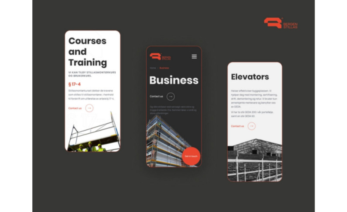 Bergen Stillas AS App Design