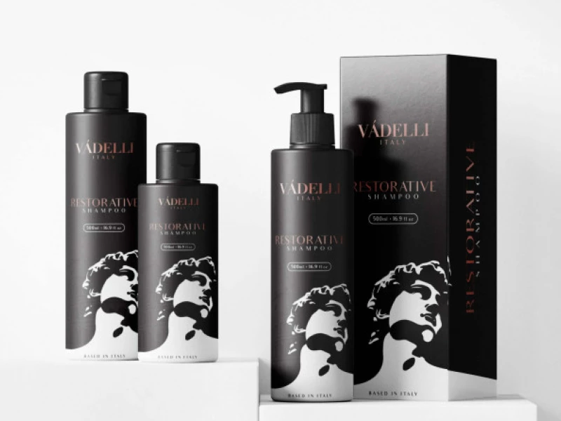 Vadelli Hair Shampoo Packaging Design Analysis