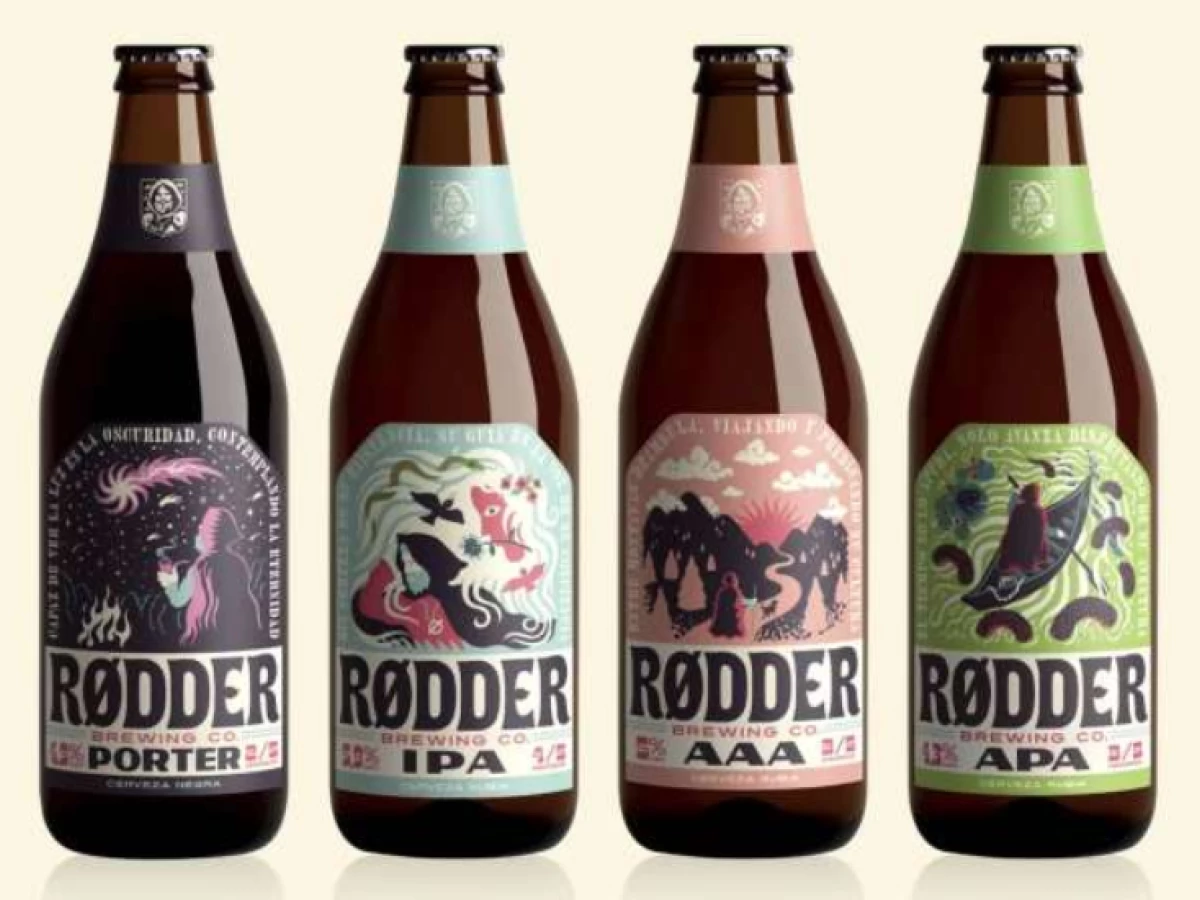 Rodder Brewing Co Packaging Design