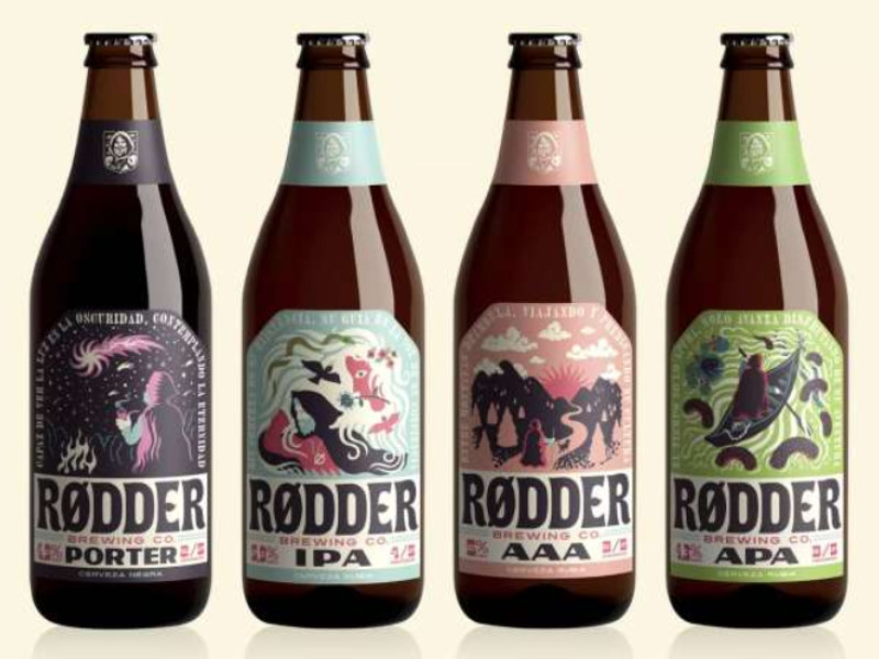 Rodder Brewing Co Packaging Design