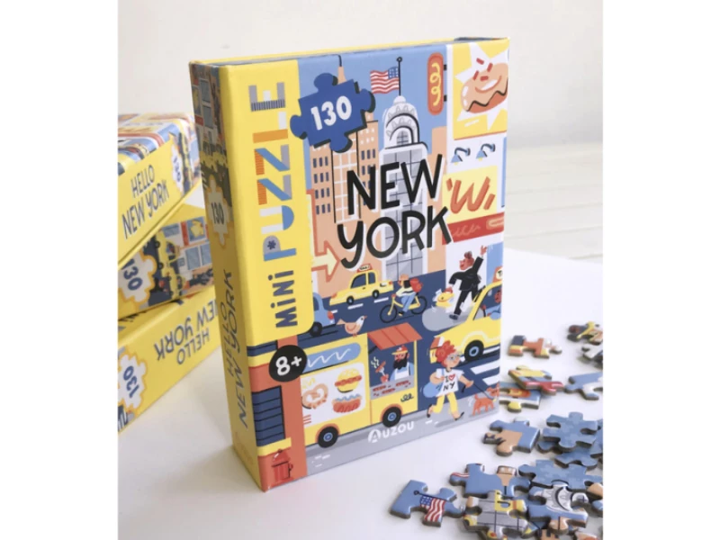 New York Mini Puzzle Packaging Design