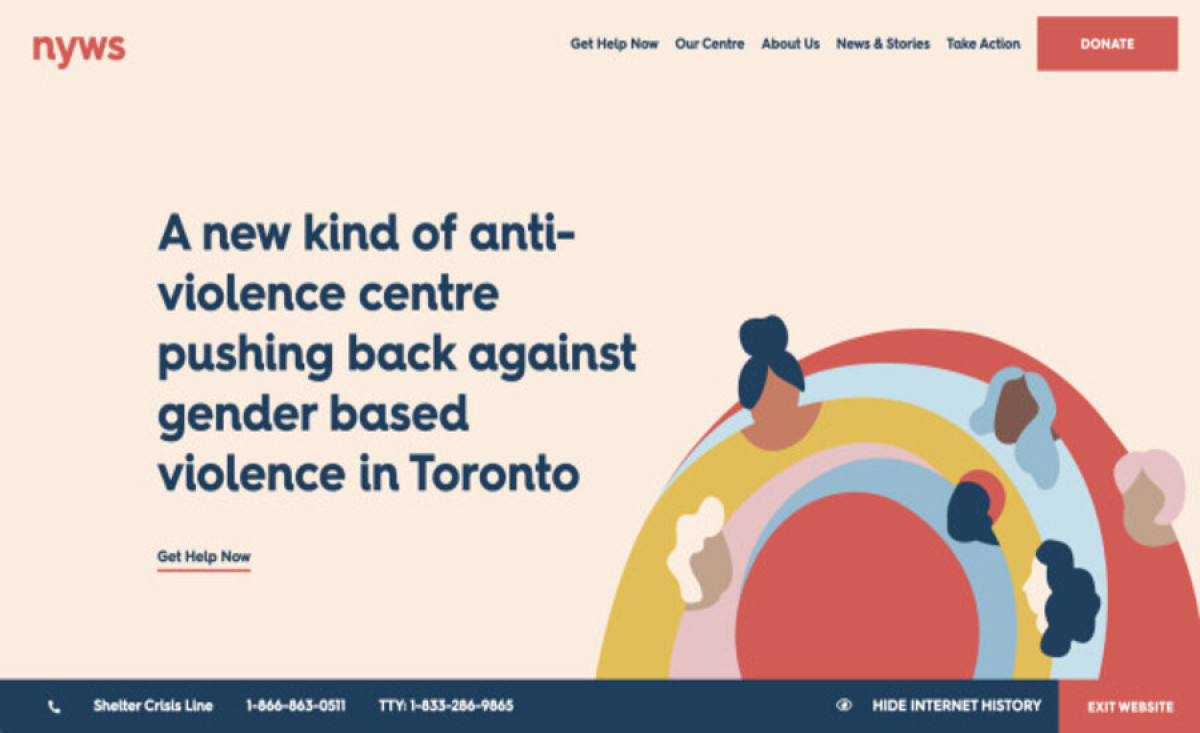 North York Women's Shelter Web Design Analysis