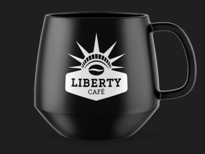 Liberty Café Logo Design