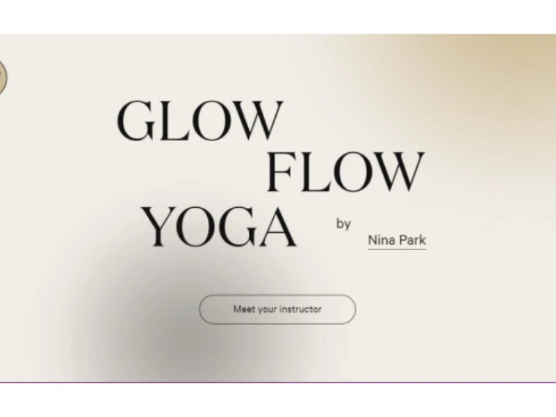 Yoga by Nina Logo Design