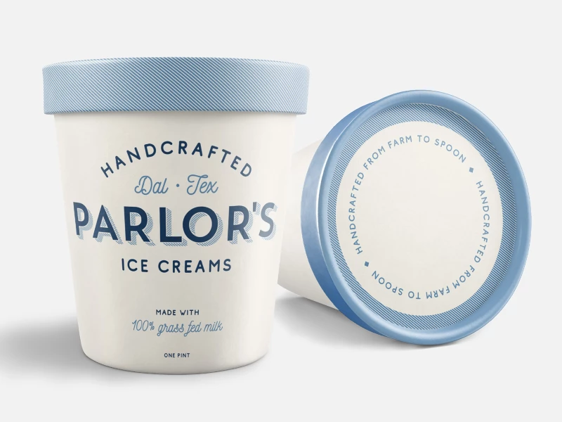 Parlor’s Ice Creams Packaging Design