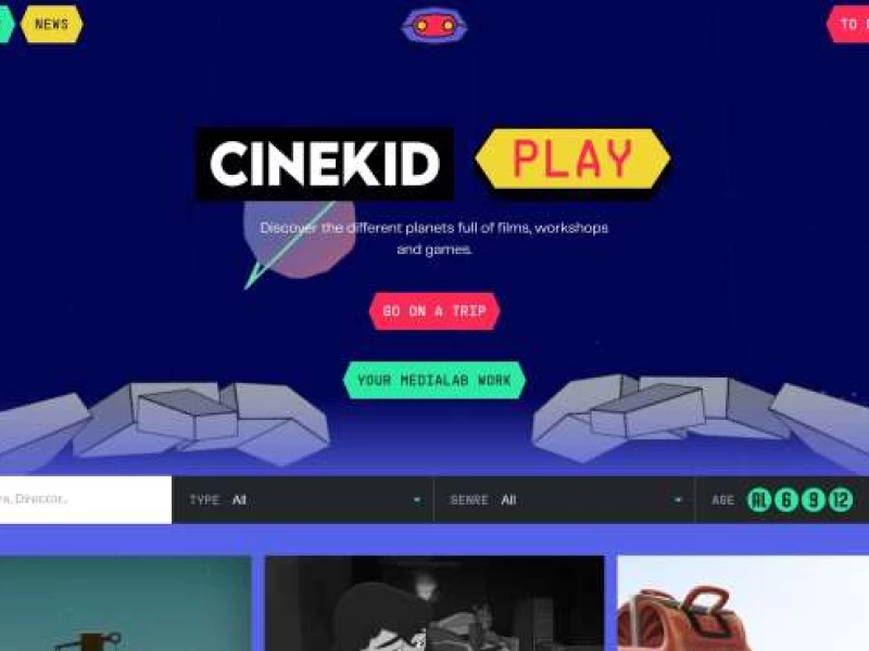 Cinekid Play Web Design Analysis