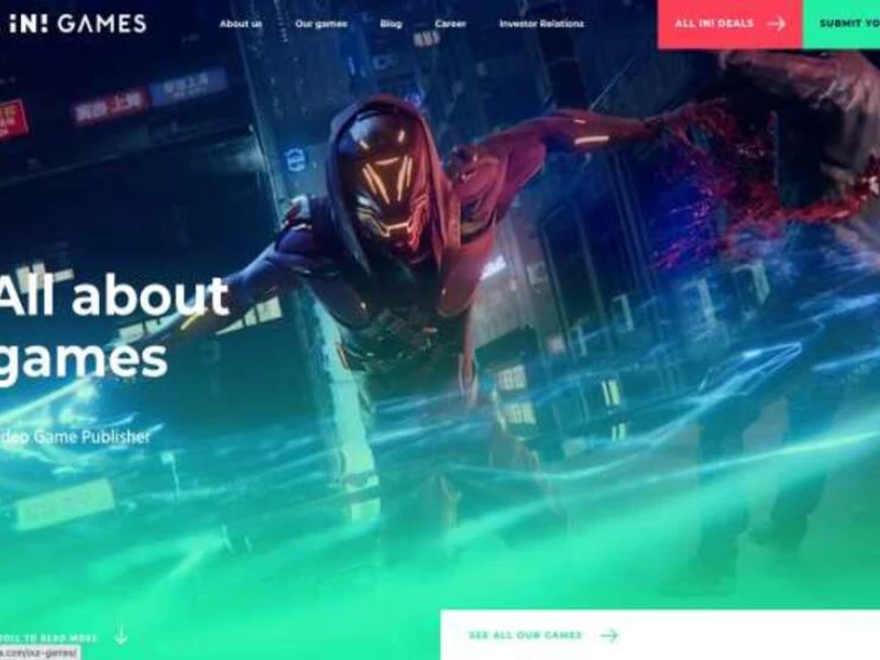 All In! Games Web Design Analysis