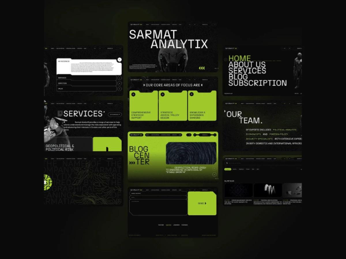 Sarmat Website Design