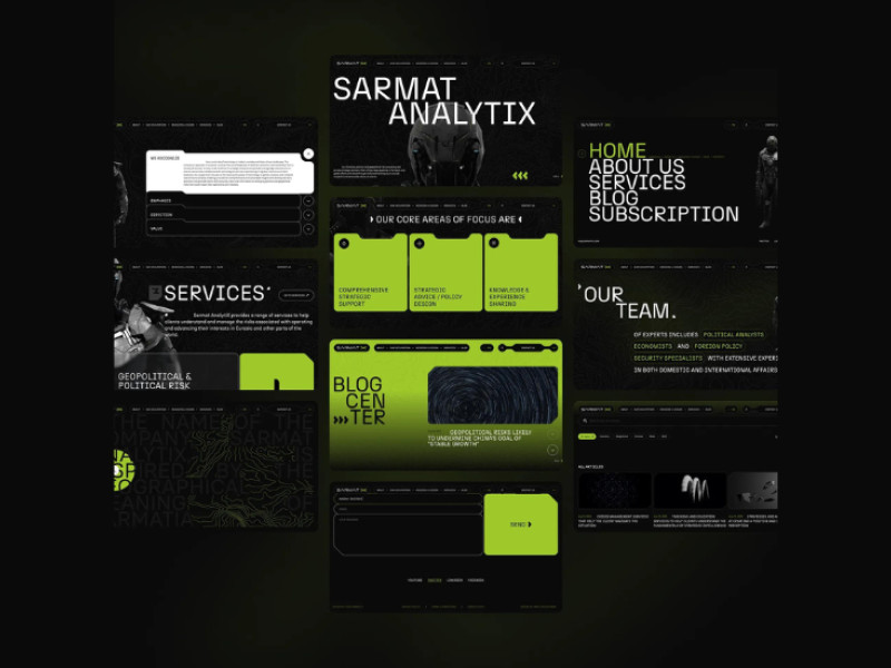 Sarmat Website Design