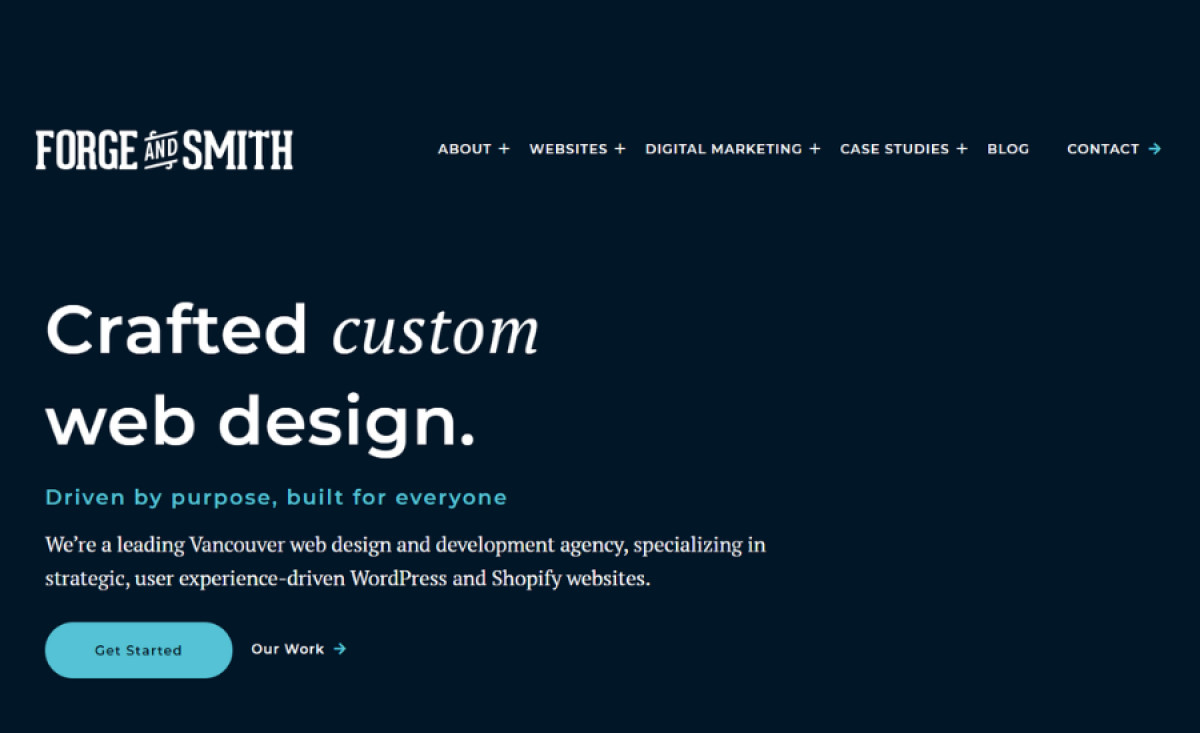 Forge and Smith Web Design