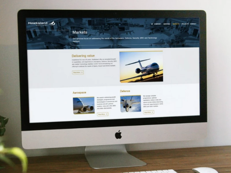 Hawksland Associates Web Design